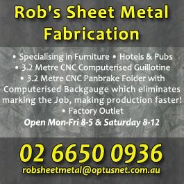 Rob's Sheet Metal Fabrication in Coffs Harbour, NSW, Metal 